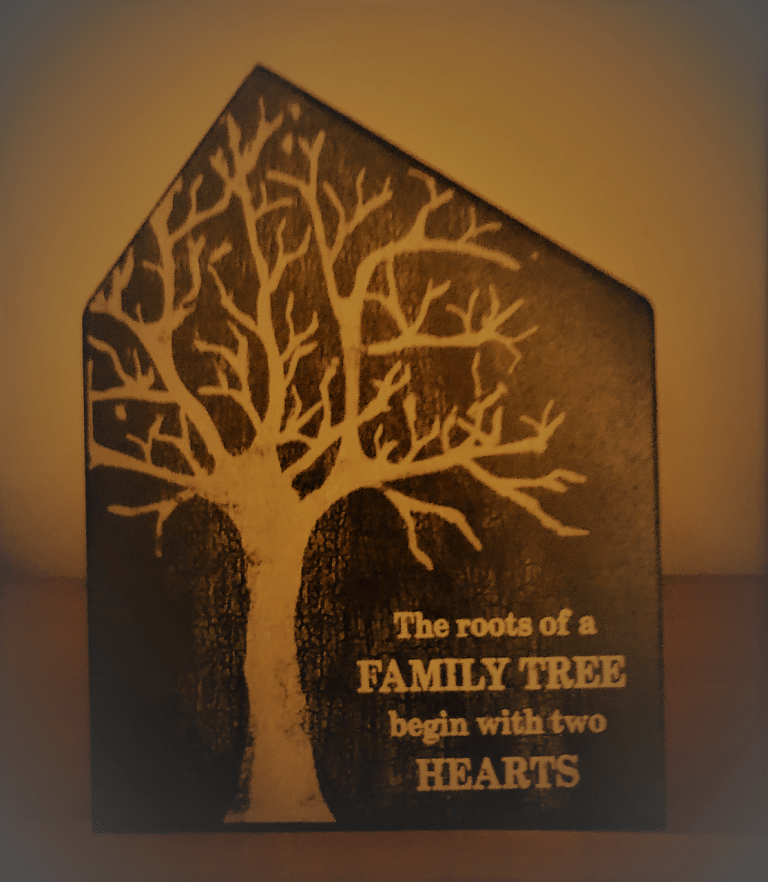 The roots of a Family Tree begin with two HEARTS