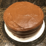 Frosted Chocolate Mayonnaise Cake