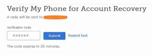 Create Free Account Verify My Phone For Account Recovery