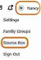 Setting Family Groups Source Box Sign out