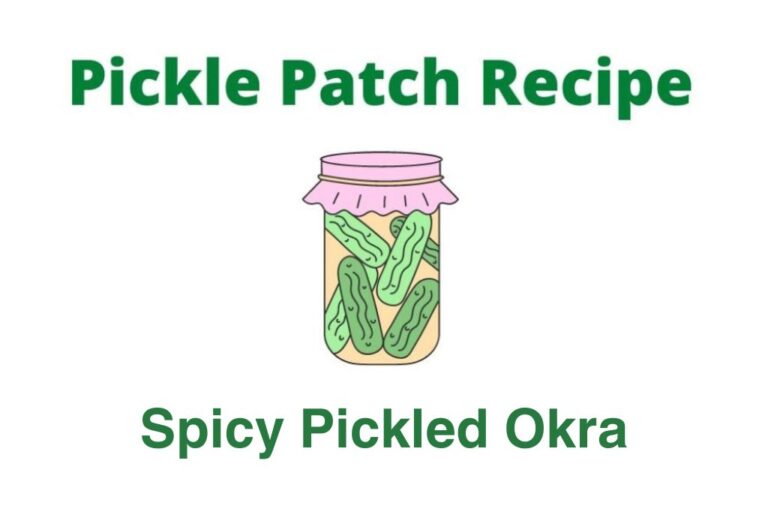 Pickle Patch Recipe Spicy Pickled Okra