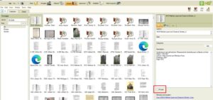 Tab open on Media showing images and how to mark an individual image private.