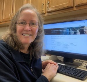 Nancy Dru Volunteer Consultant at one of the many FamilySearch Centers that are located all around the world.