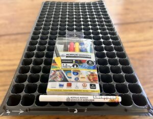 200 plug seed tray with a set of 6 package of ac